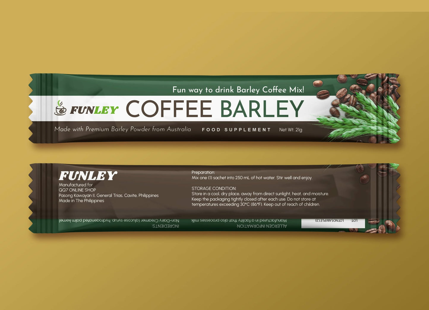 FUNLEY™ COFFEE BARLEY