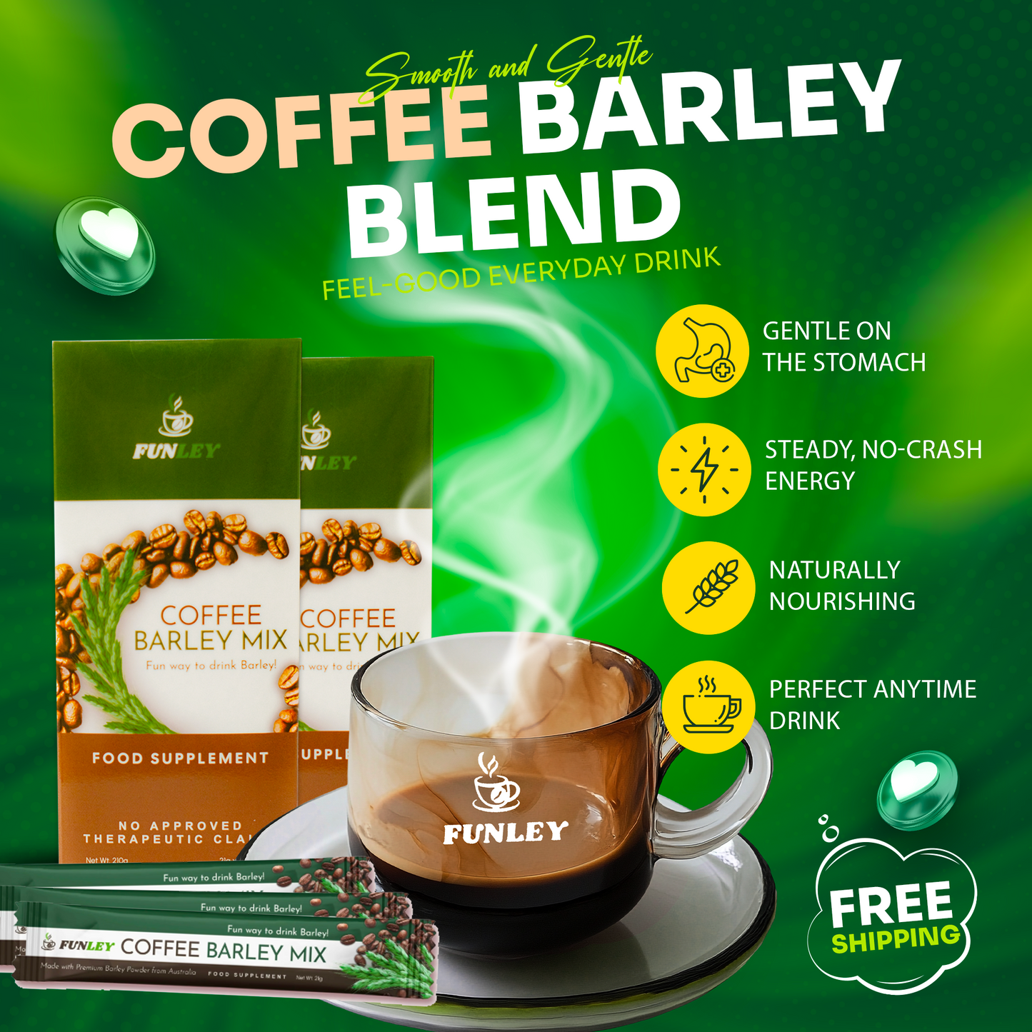 FUNLEY™ COFFEE BARLEY
