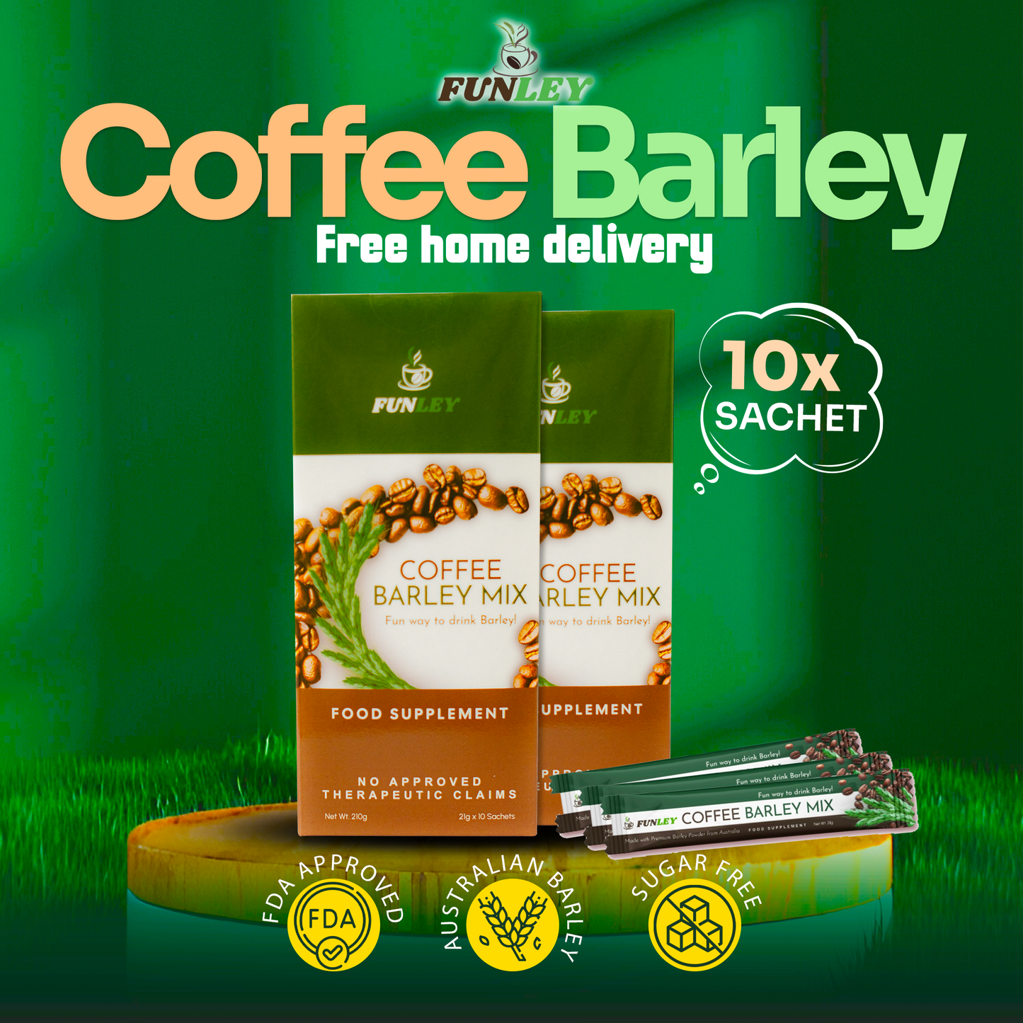 FUNLEY™ COFFEE BARLEY